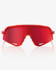 100% Slendale Sunglasses - Campari Translucent Red (HiPER Fire Red Mirror Lens)