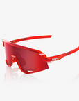 100% Slendale Sunglasses - Campari Translucent Red (HiPER Fire Red Mirror Lens)