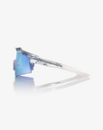 100-speedcraft-sl-sunglasses-polished-translucent-clear-hiper-blue-mirror-lens-side