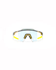 100% Aerocraft Sunglasses - Gloss Metallic Black Gold Mirror Photochromic Lens
