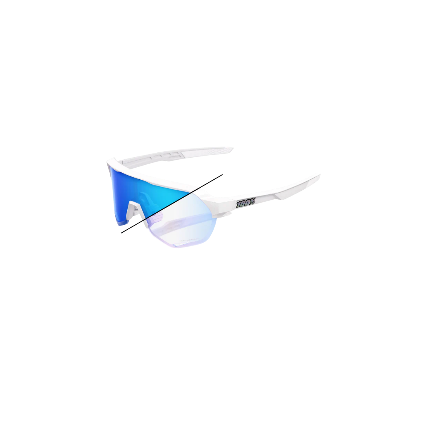 100% S2 Bastille / Blue Mirror Photochromic Lens