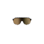100% S2 Gloss Black Havana / Soft Gold Mirror Lens
