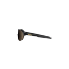 100% S2 Matte Black / Soft Gold Mirror Lens
