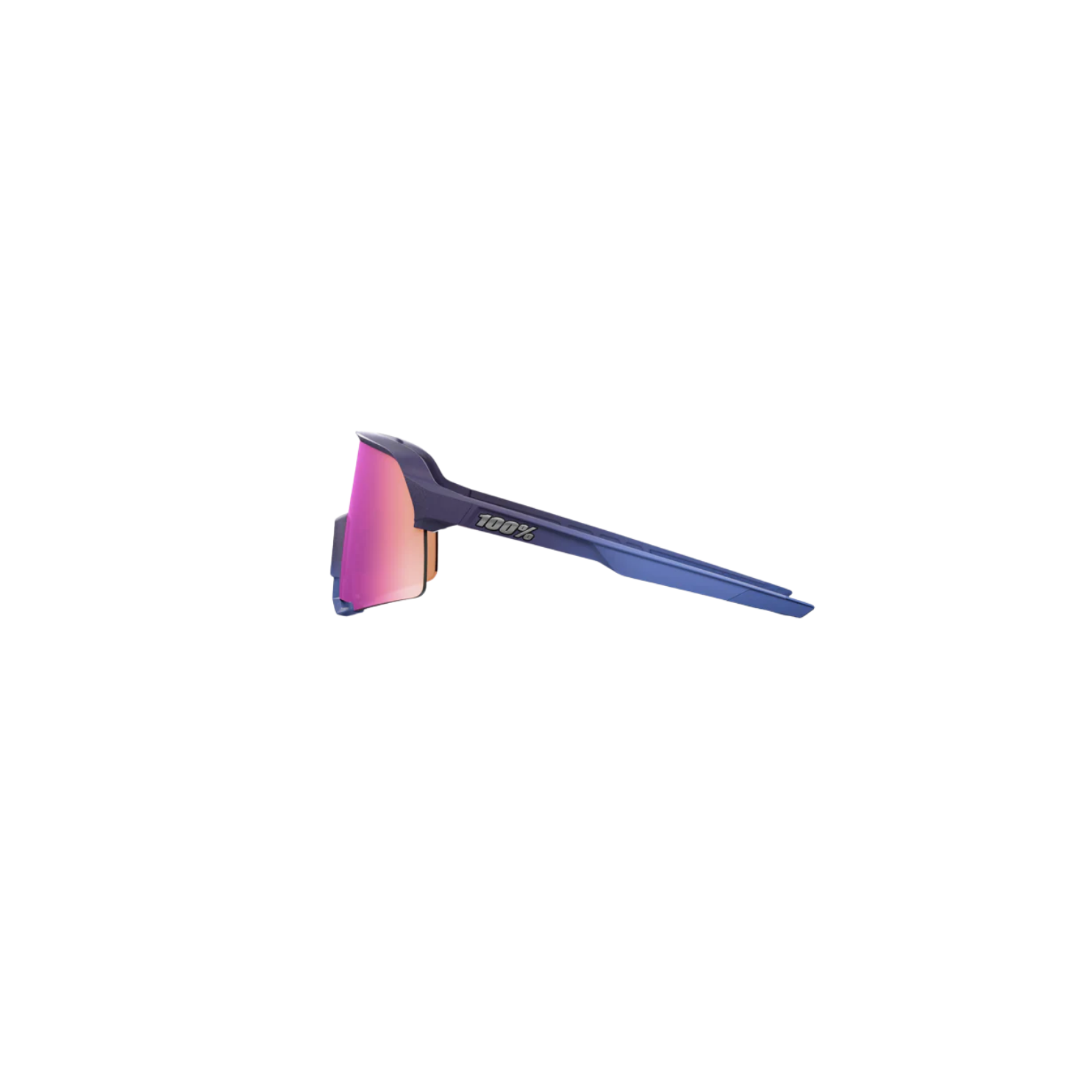 100% S3 - Satin Storm Metallic / Purple Mirror