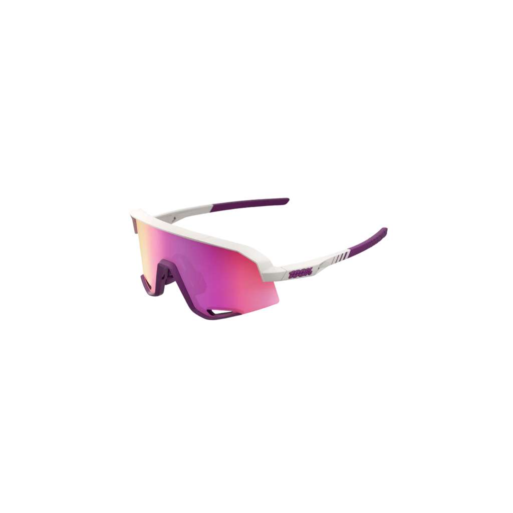 100% SLENDALE Matte Chalk / Purple Mirror Lens