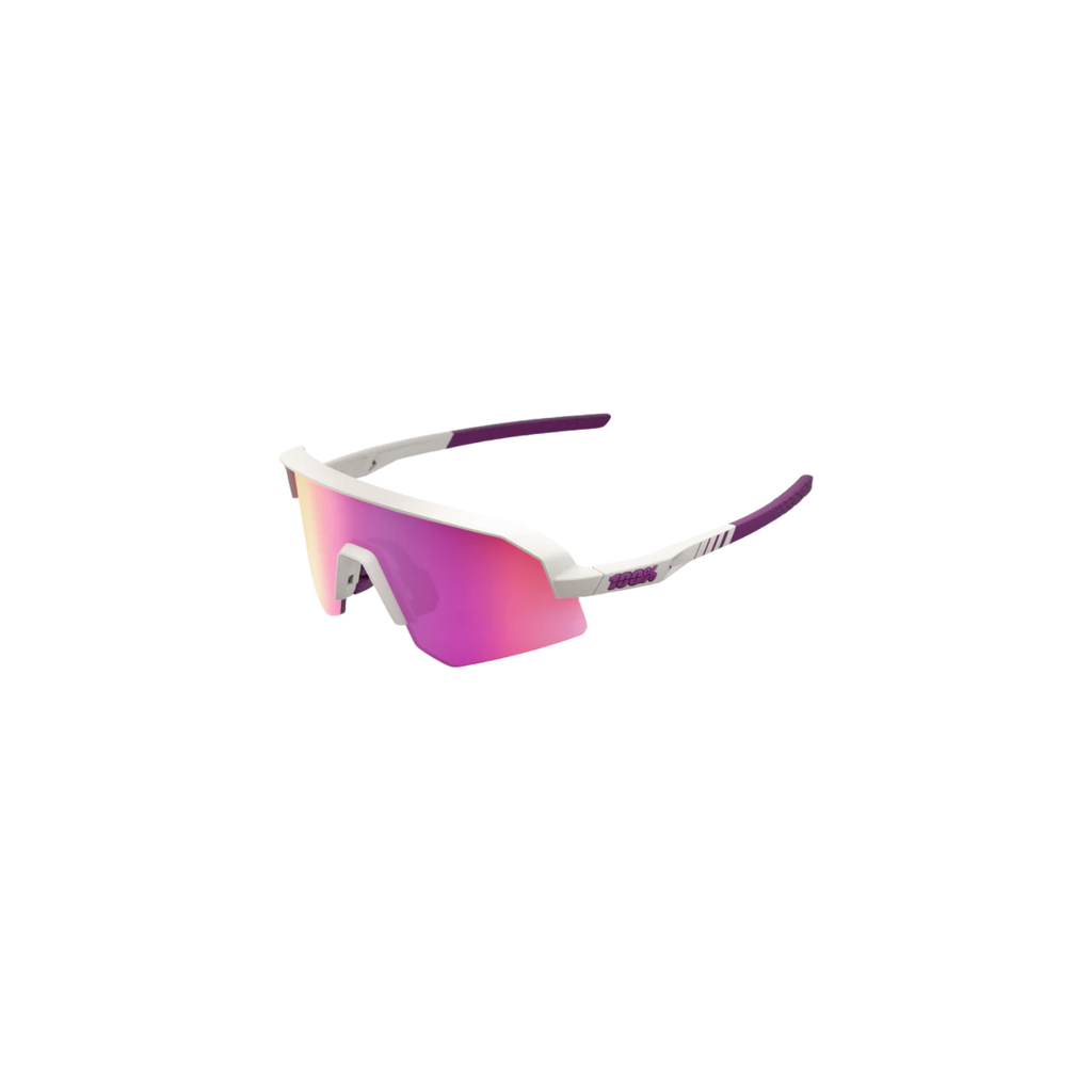 100% SLENDALE SL Matte Chalk / Purple Mirror Lens