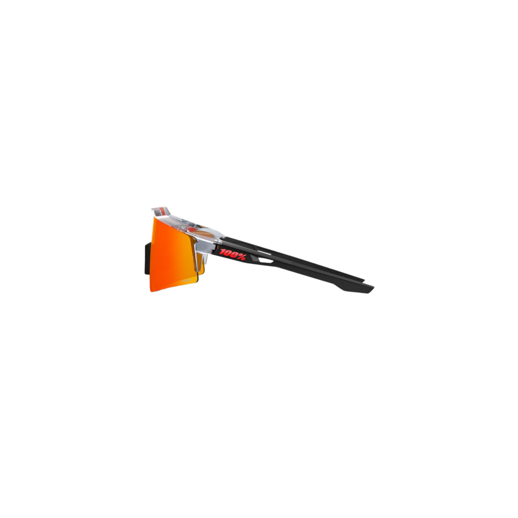 100% SPEEDCRAFT SL - Polished Translucent Grey & Matte Black / HiPER Red Mirror