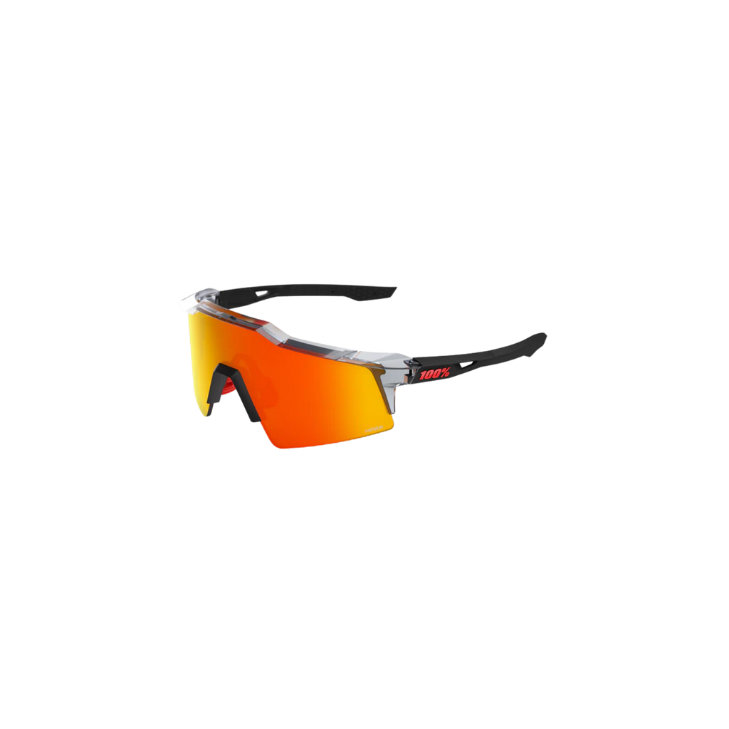 100% SPEEDCRAFT SL - Polished Translucent Grey & Matte Black / HiPER Red Mirror