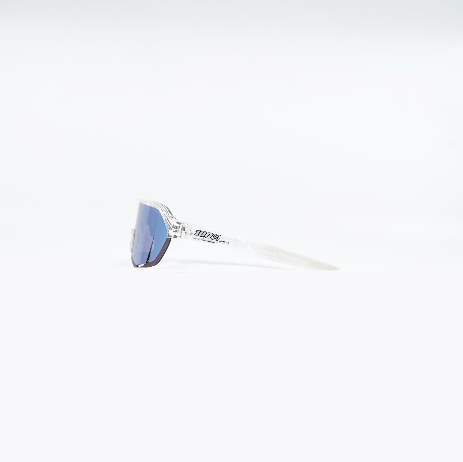 100% S2 - Polished Translucent Clear (HiPER Blue Mirror)