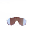 100% S2 Sunglasses - Polished Translucent Clear (HiPER Blue Mirror Lens)