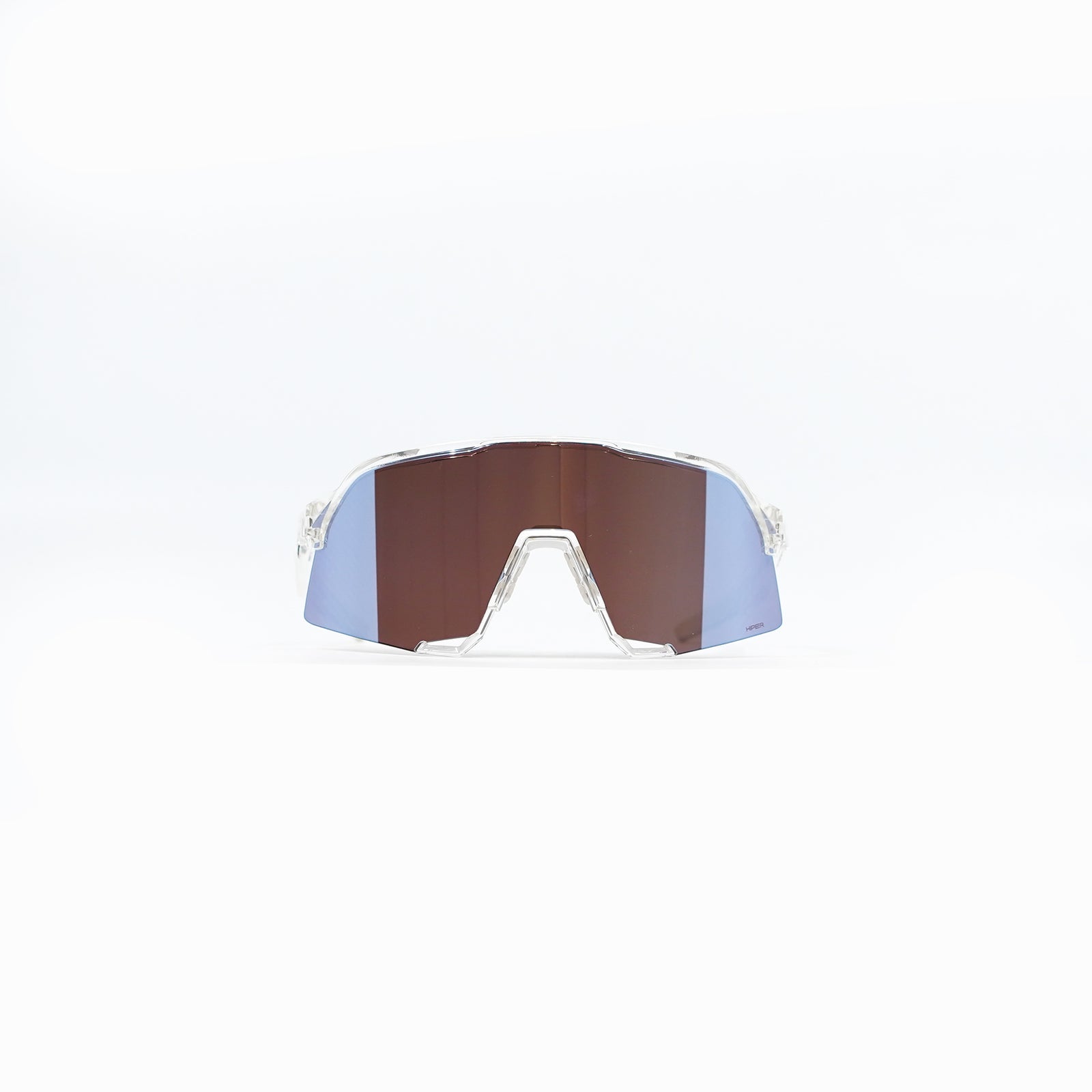 100% S3 - Polished Translucent Clear (HiPER Blue Mirror)