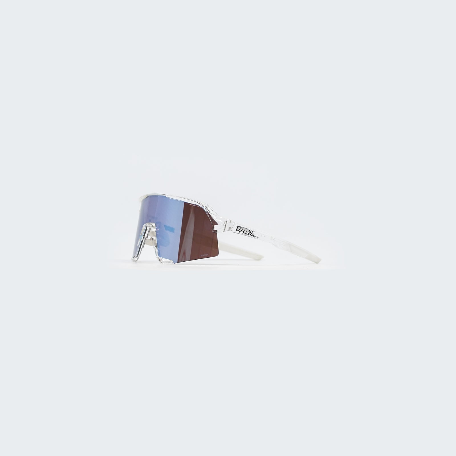 100% S3 - Polished Translucent Clear (HiPER Blue Mirror)
