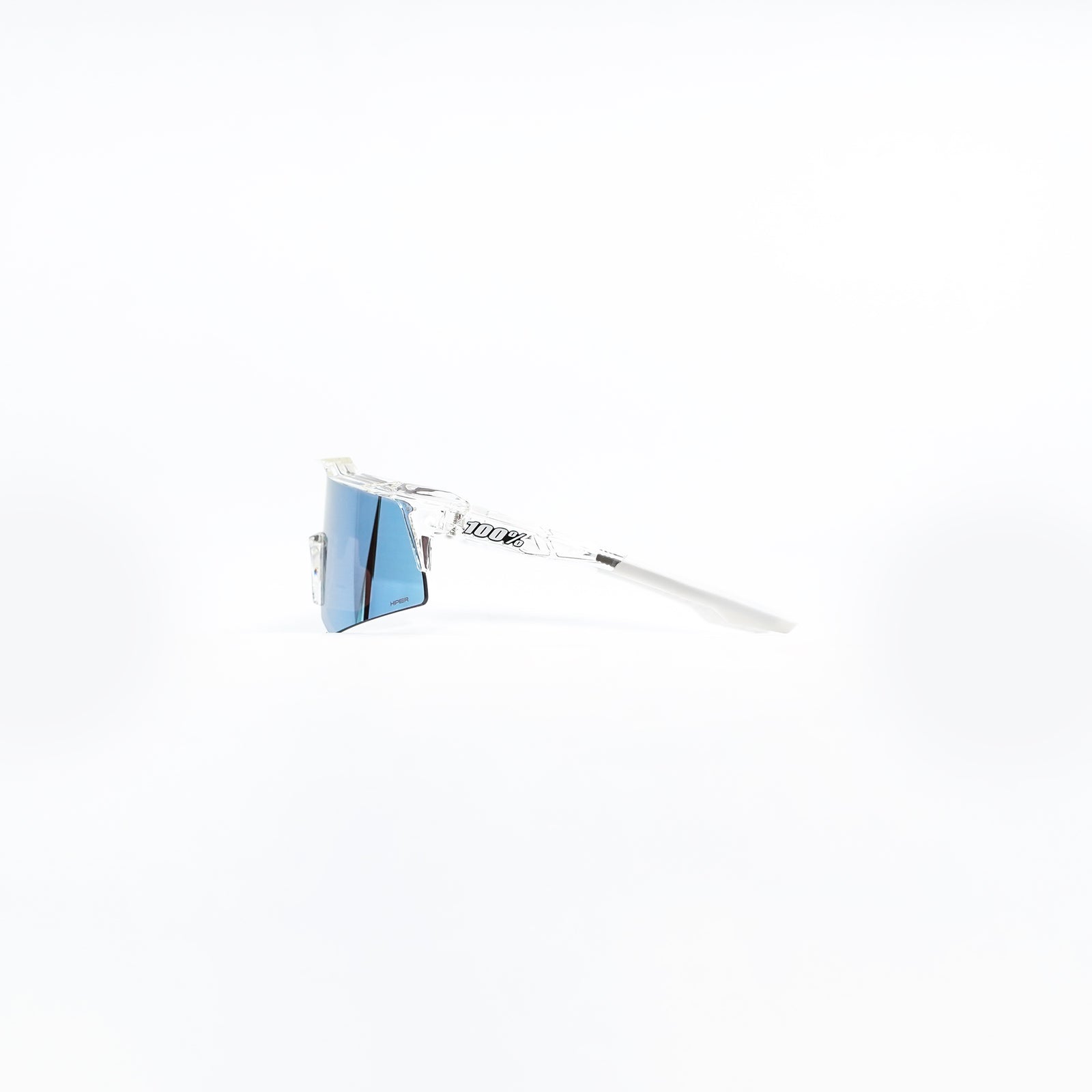 100% SPEEDCRAFT XS - Polished Translucent Clear (HiPER Blue Mirror)
