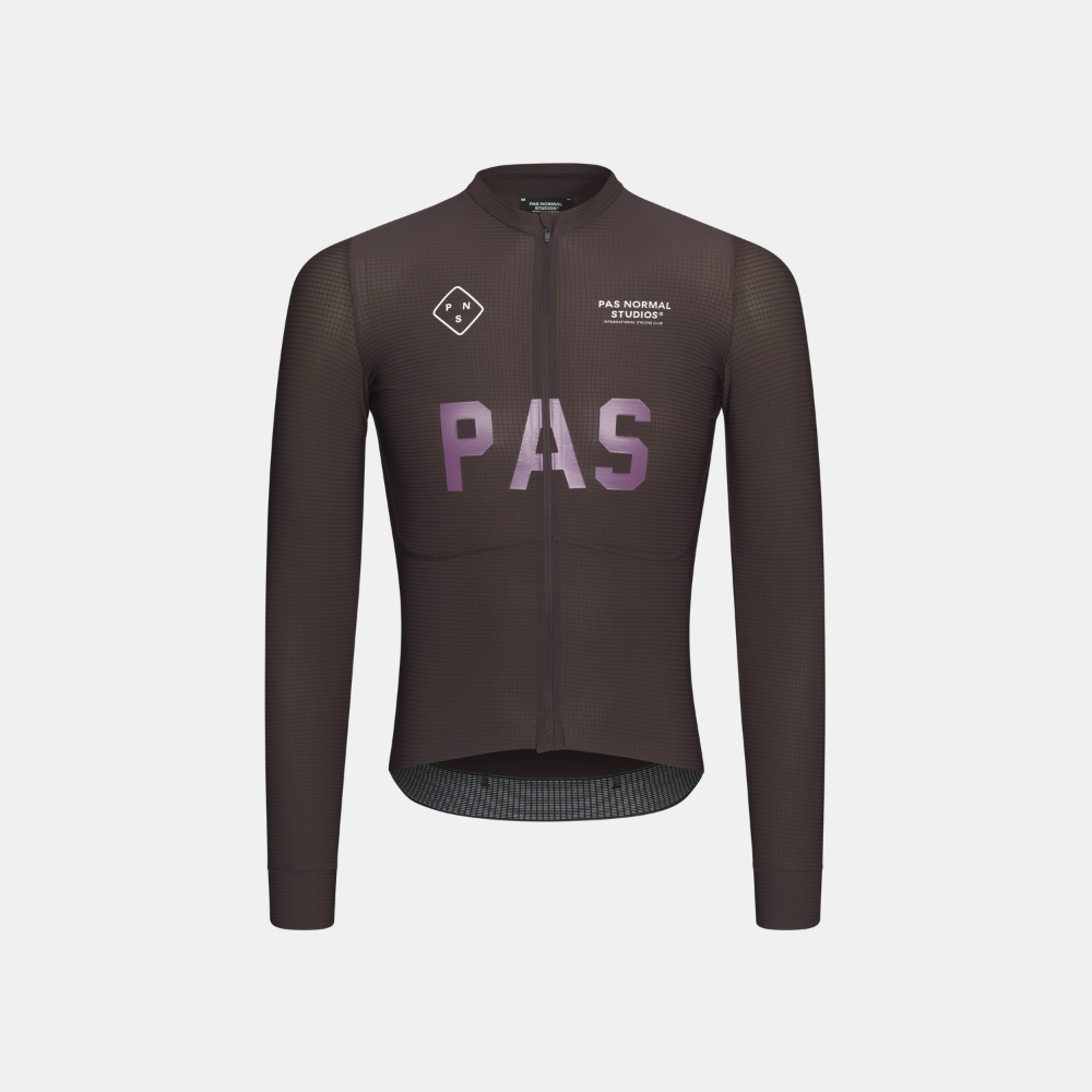Pas Normal Studios PAS Mechanism Pro Long Sleeve Jersey - Dark Red