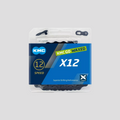 KMC X12 Waxed 12-Speed Chain - Black