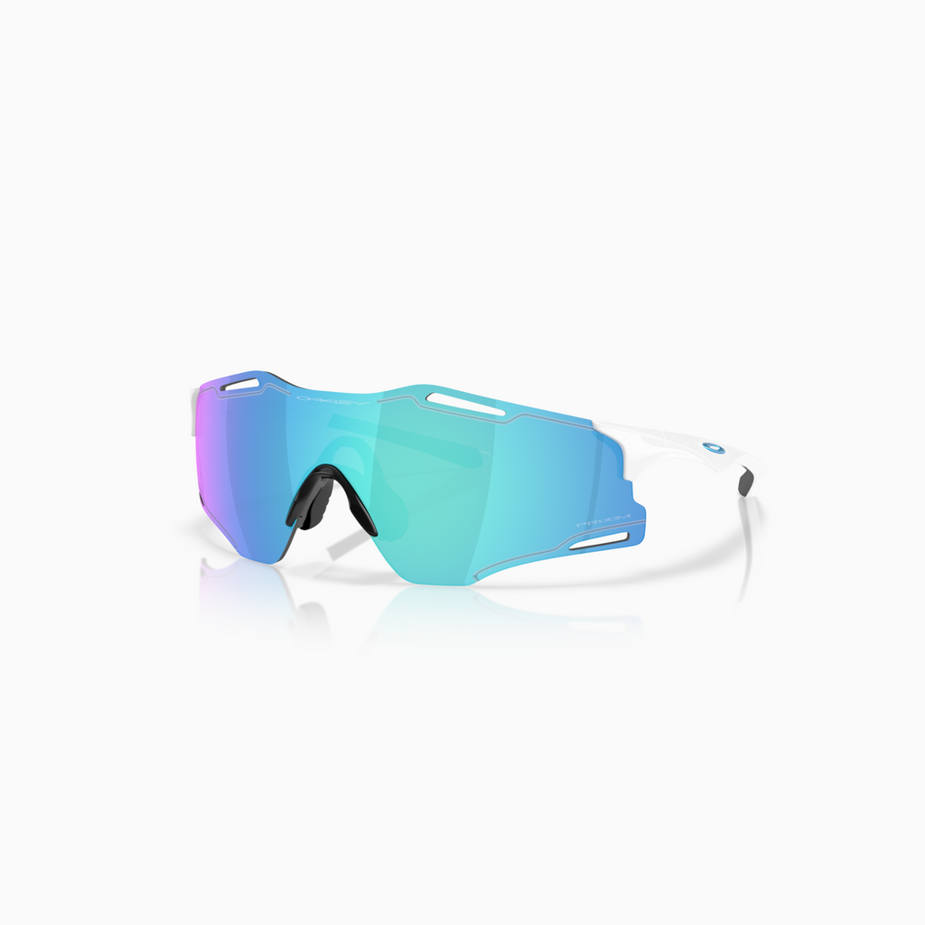 Oakley Cybr Zero 太阳镜 - 抛光白（Prizm 蓝宝石镜片）