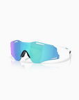 Oakley Cybr Zero Sunglasses - Polished White (Prizm Sapphire Lens)