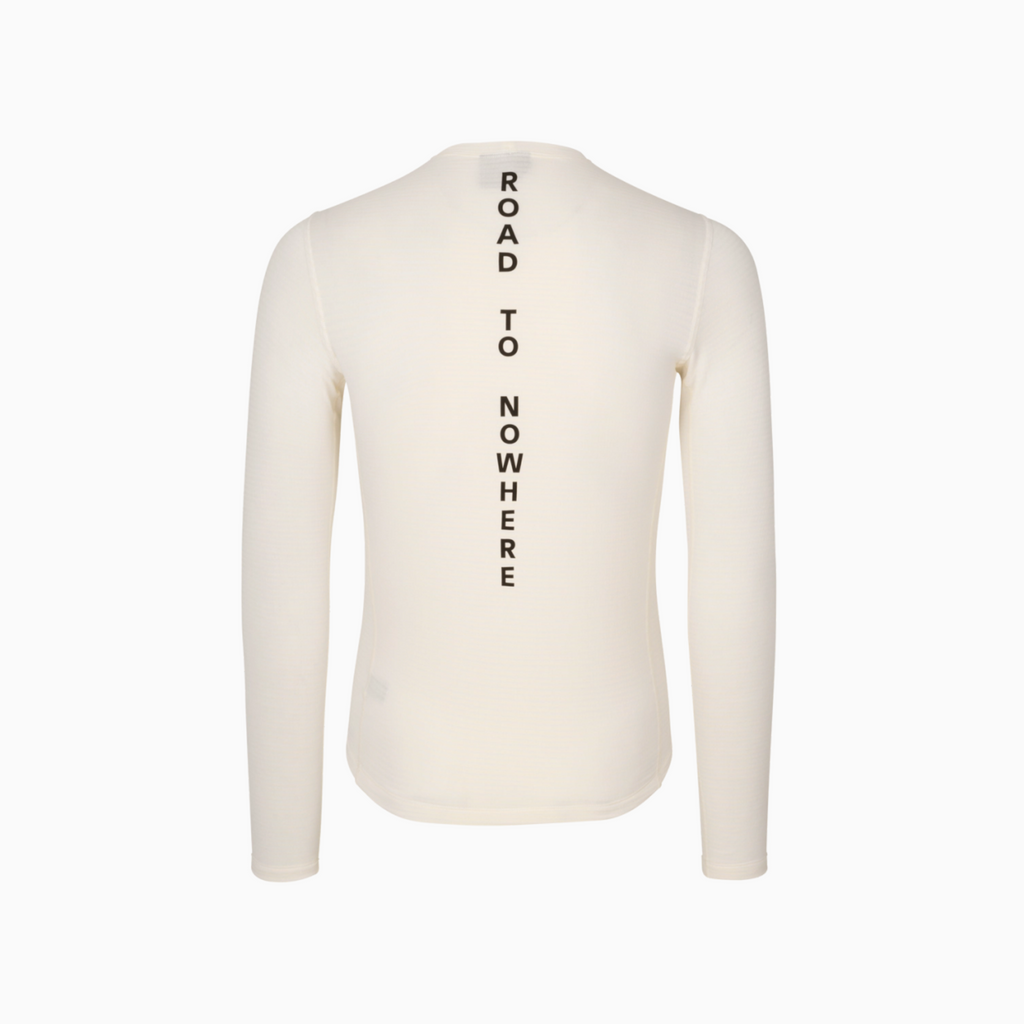 Pas Normal Studios Mid Long Sleeve Base Layer - Off White
