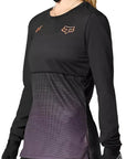 Fox WOMENS FLEXAIR LS JERSEY - Black Side Front