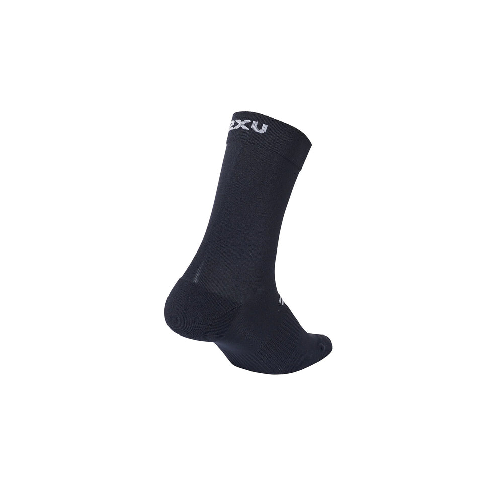 2XU Crew Socks 3 Pack - Black/White