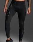 2XU Light Speed Compression Tights - Black/ Black Reflective