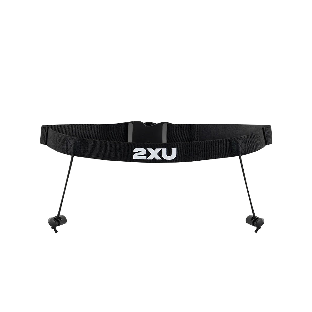2XU Nutrition Race Belt - Black/Black