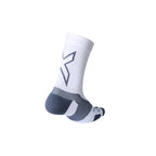 2XU Vectr Light Cushion 中筒袜 - 白色/灰色