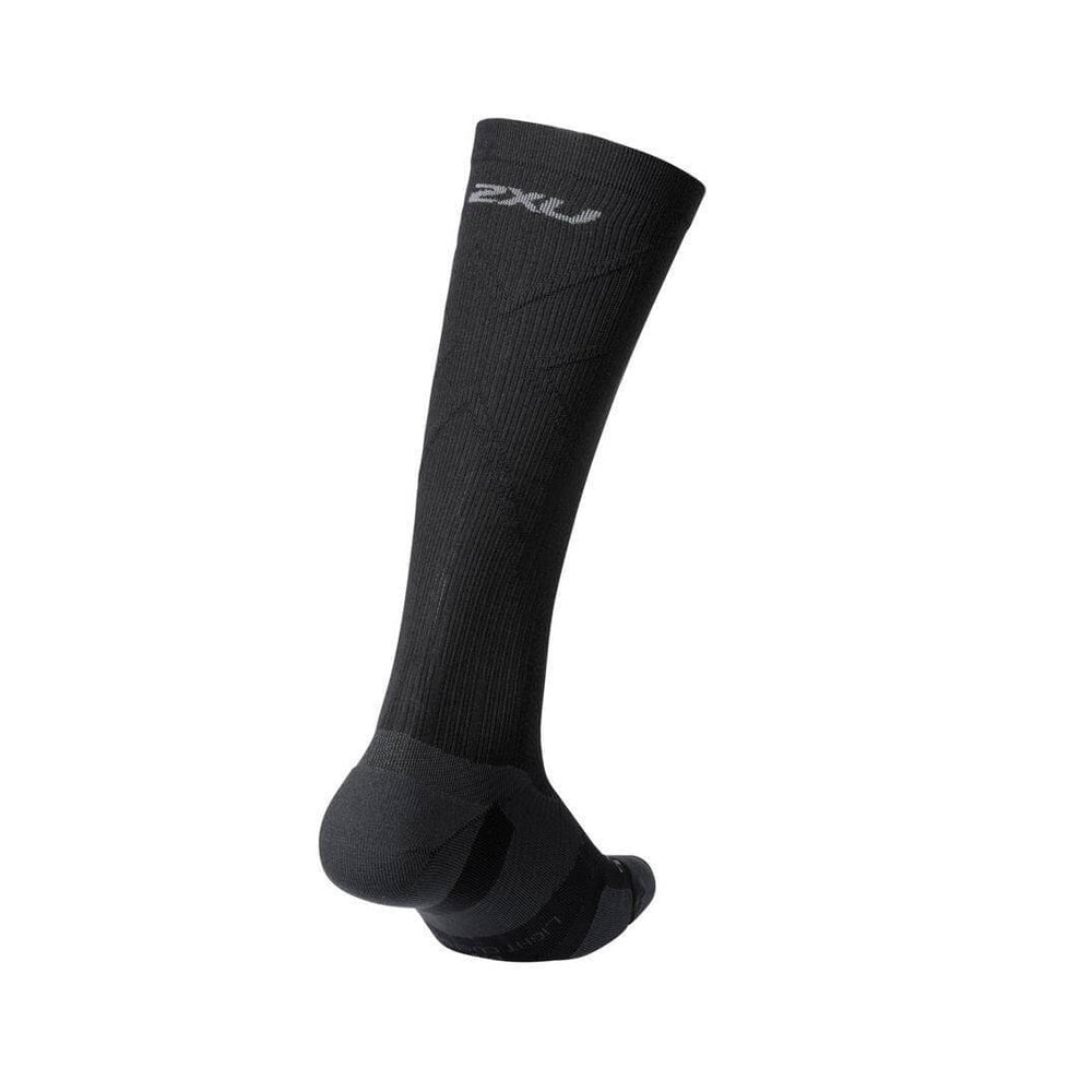 2XU Vectr Light Cushion Full Length Compression Socks - Black/Titanium