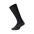 2XU Vectr Light Cushion Full Length Compression Socks - Black/Titanium