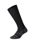 2XU Vectr Light Cushion Full Length Compression Socks - Black/Titanium