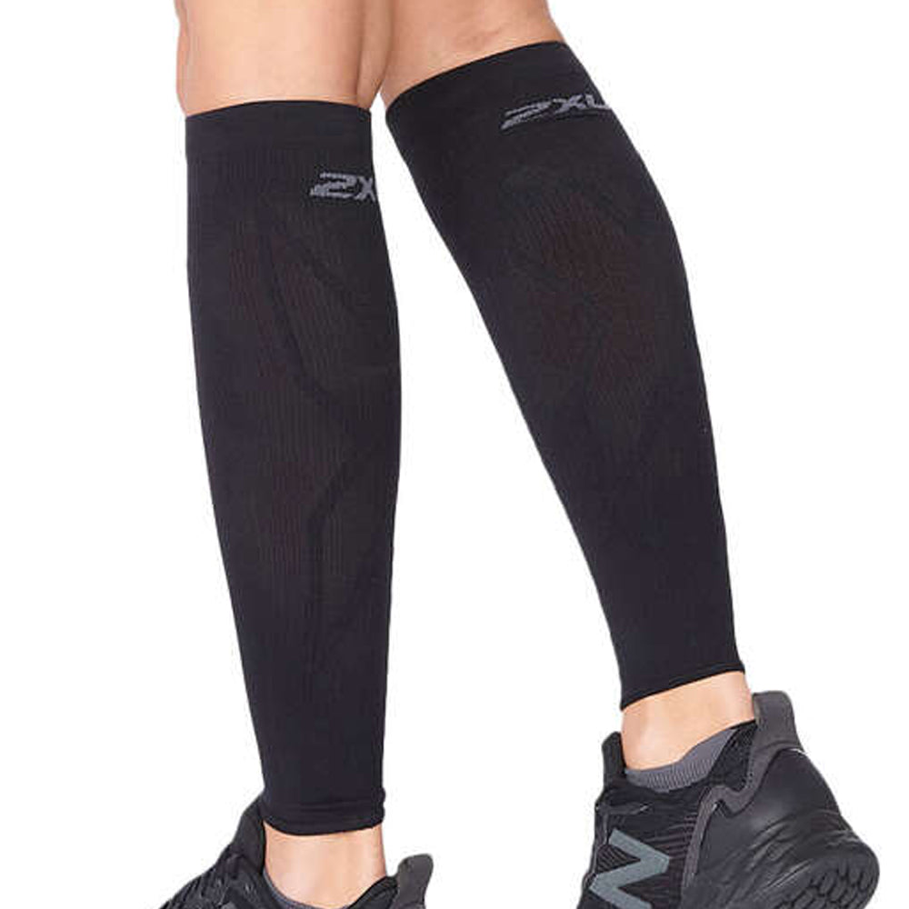 2XU X Compression Calf Sleeves - Black/Black