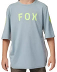 Fox YOUTH RANGER SS JERSEY AVIATION - Gunmetal Grey FRONT FACING MODEL