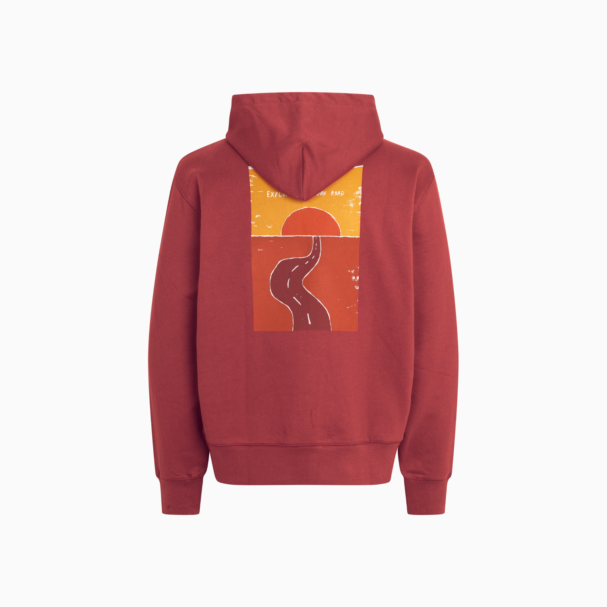 Pas Normal Studios Off-Race Graphic Hoodie - Maroon