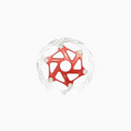 Hope Floating Centrelock Disc Rotor - Red