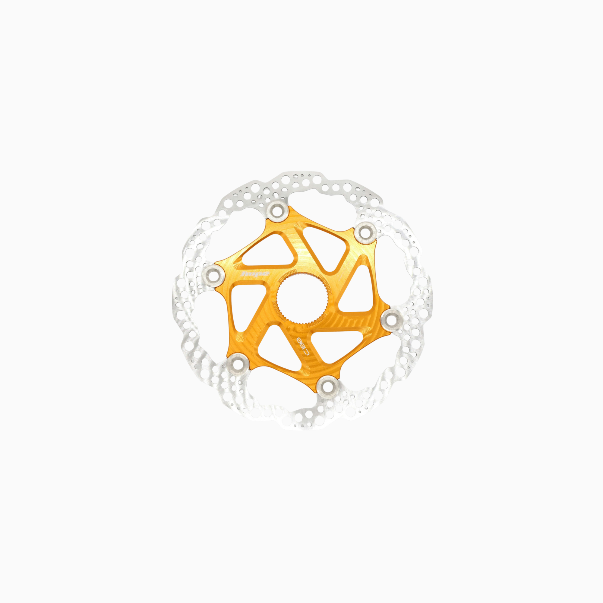 Hope Floating Centrelock Disc Rotor - Orange