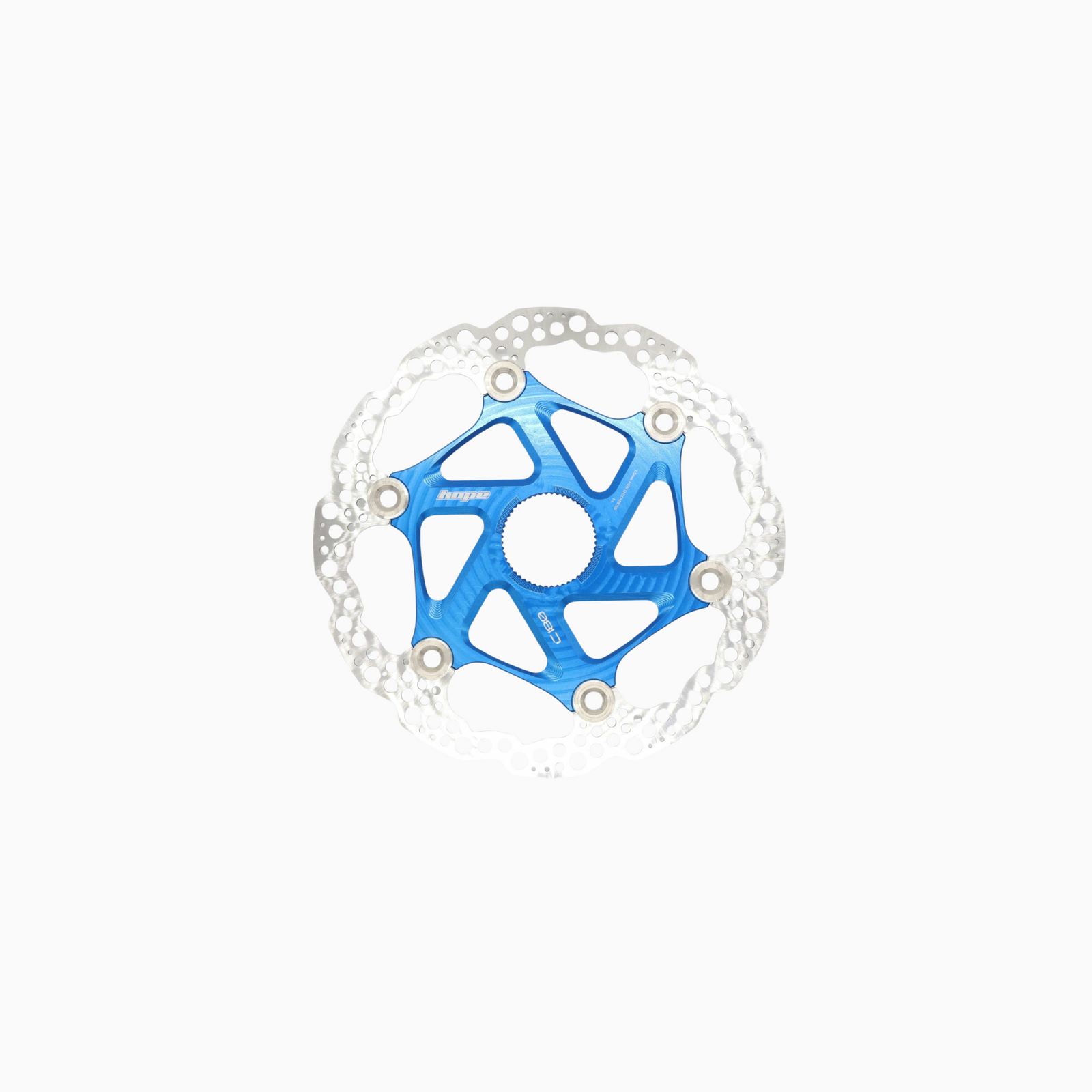 Hope Floating Centrelock Disc Rotor - Blue
