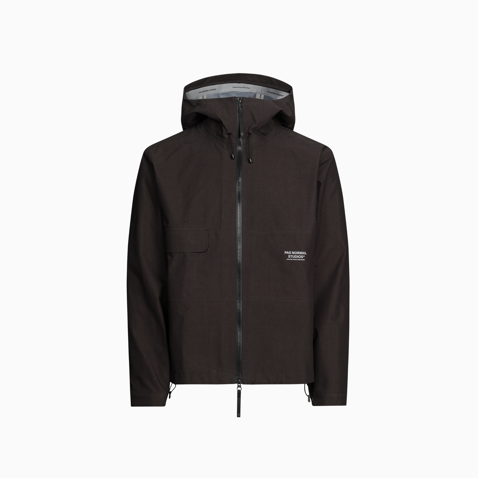 Pas Normal Studios Off-Race 3L Cotton Shell Jacket - Dark Olive