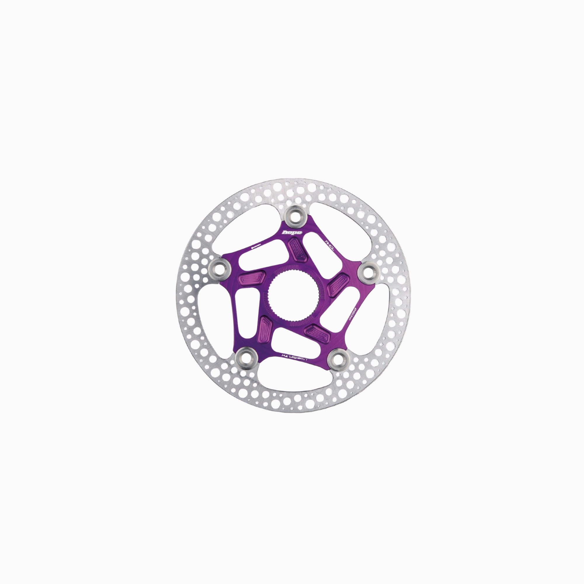 Hope Road Centrelock Disc Rotor - Purple