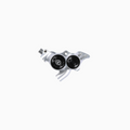Hope RX4+ Flat Mount Caliper - Mineral Oil - Silver