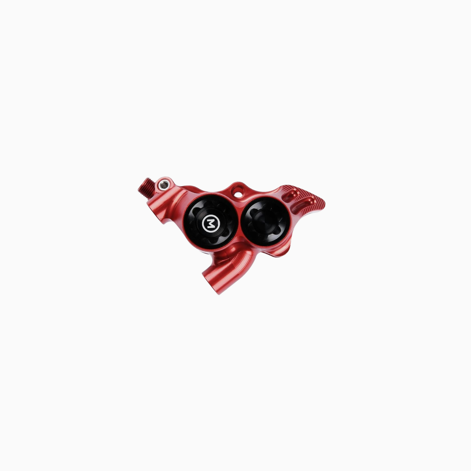 Hope RX4+ Flat Mount Caliper - Mineral Oil - Red
