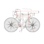 Legor Cicli Nuiorksiti+ Integrated Steel Road Disc Brake Frameset (54cm/Ultraviolet)