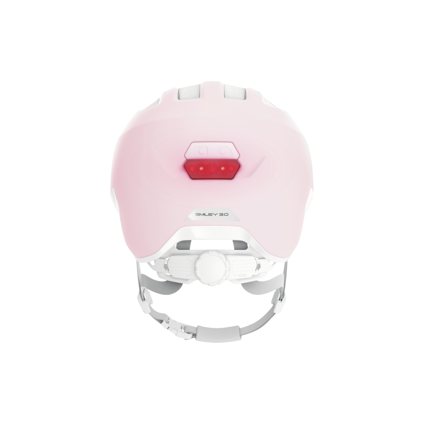 ABUS Smiley 3.0 ACE LED Kids Helmet - Pure Rose