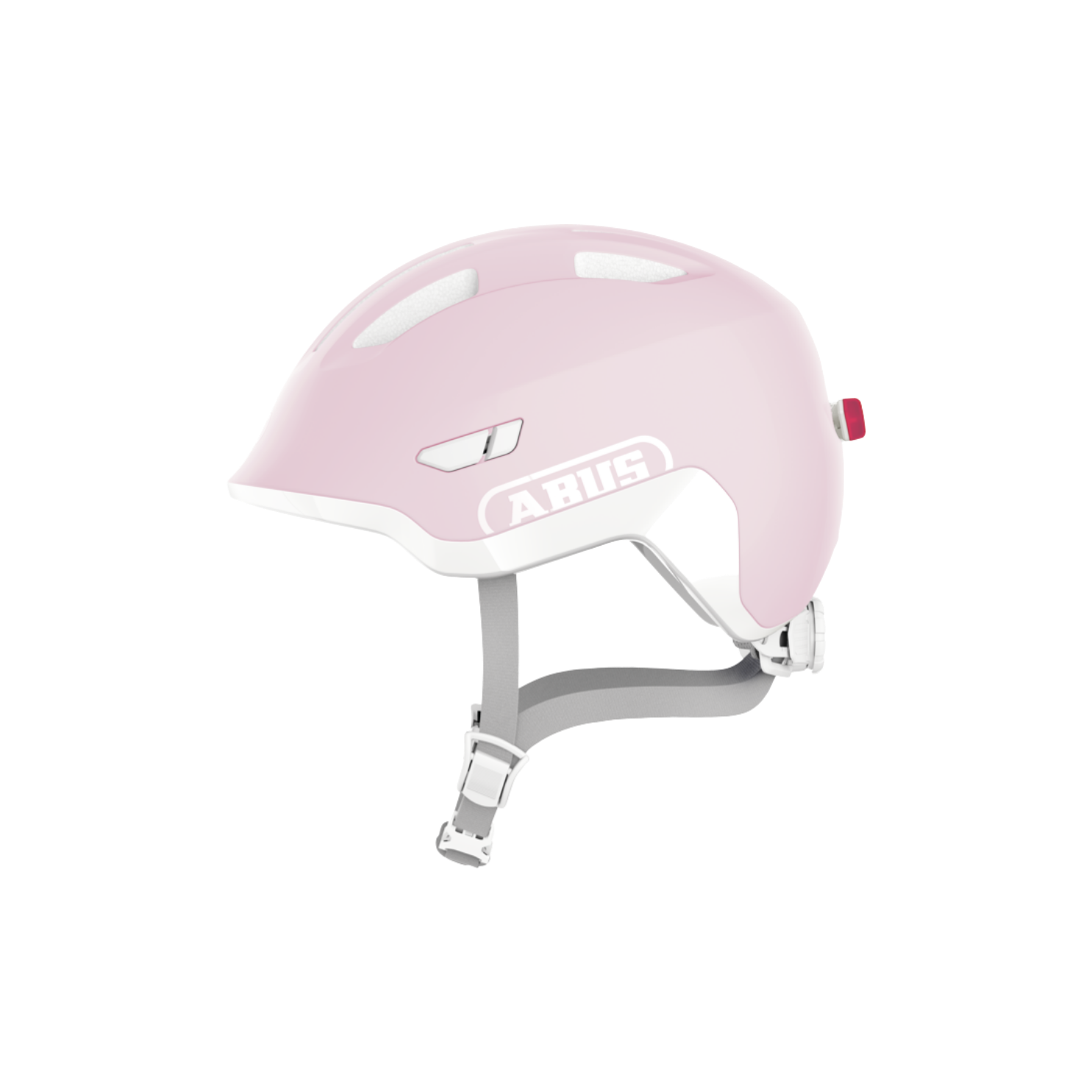 ABUS Smiley 3.0 ACE LED Kids Helmet - Pure Rose