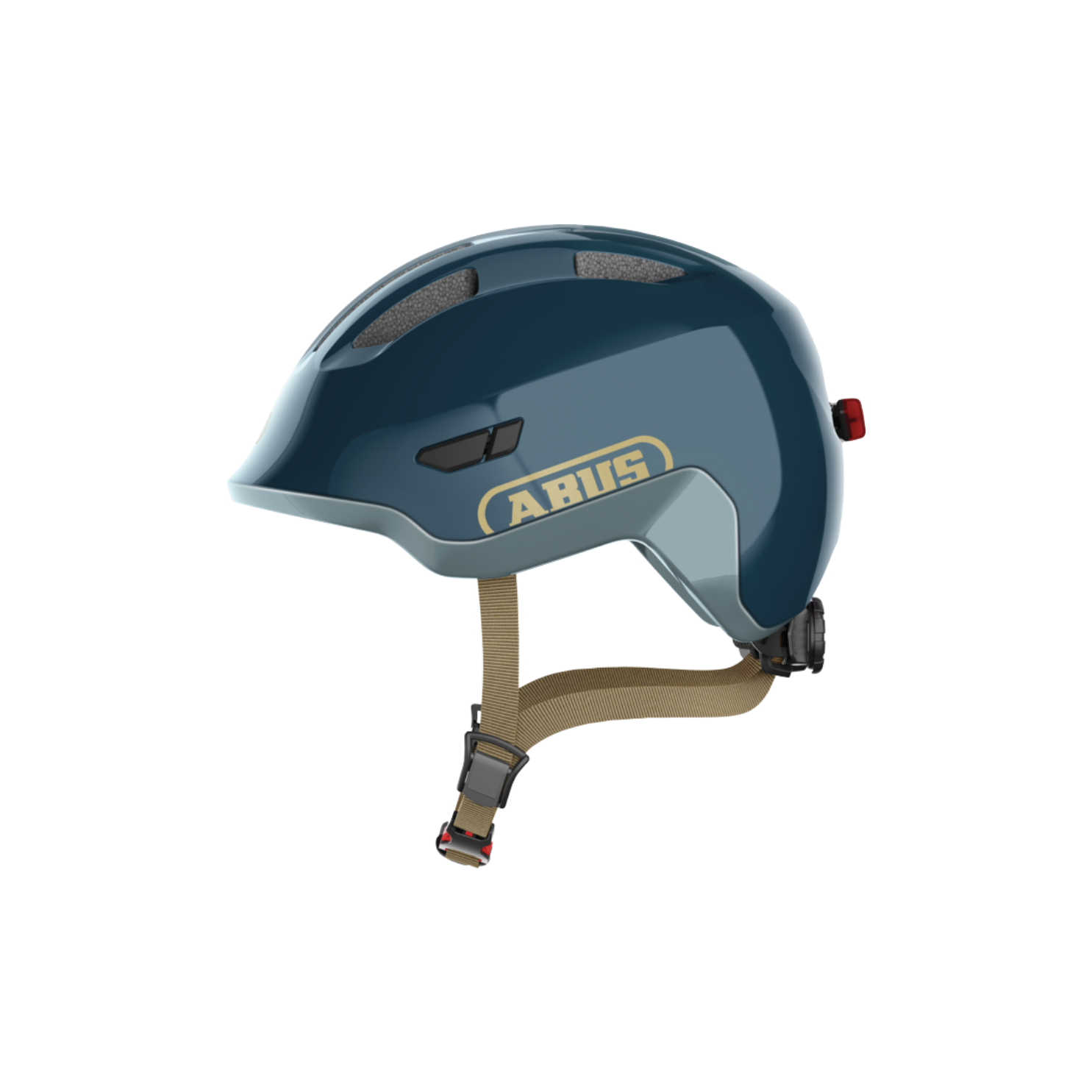 ABUS Smiley 3.0 ACE LED Kids Helmet - Royal Blue