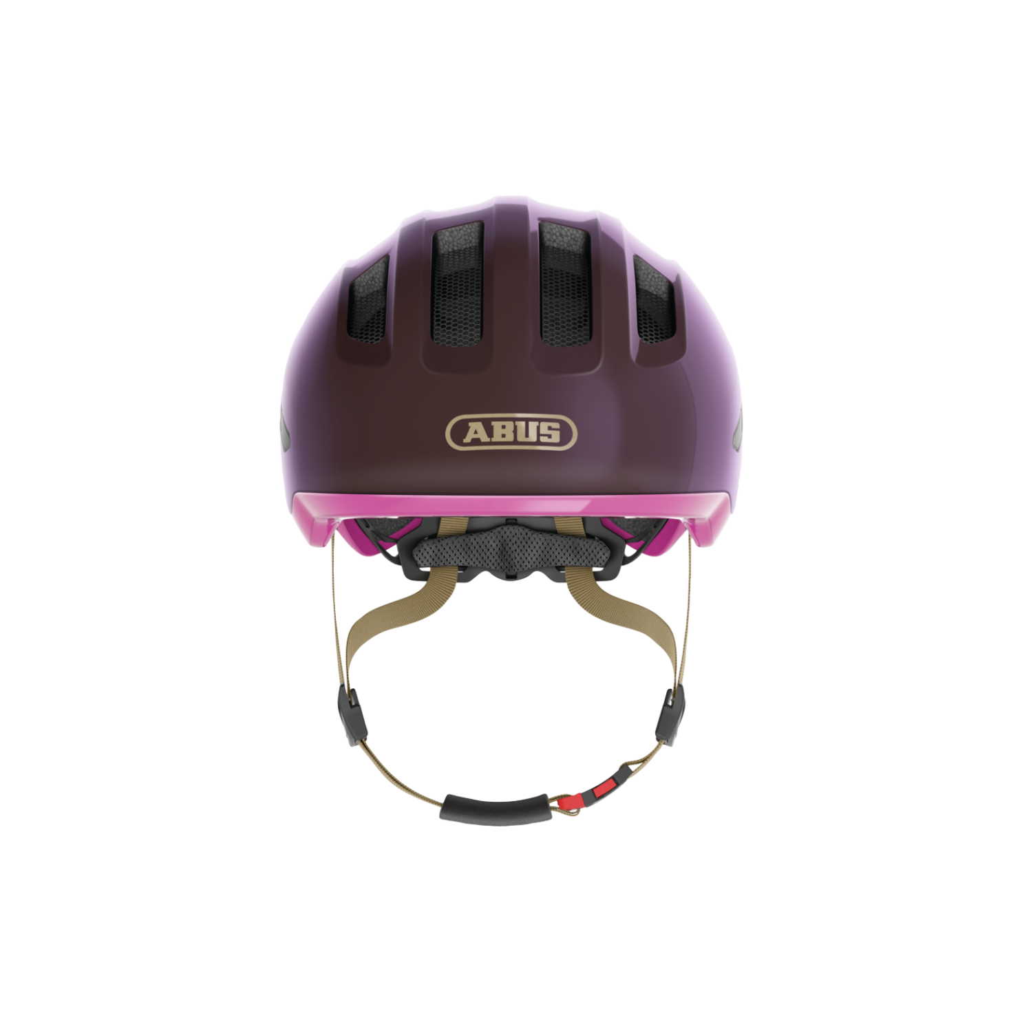 ABUS Smiley 3.0 ACE LED Kids Helmet - Royal Purple