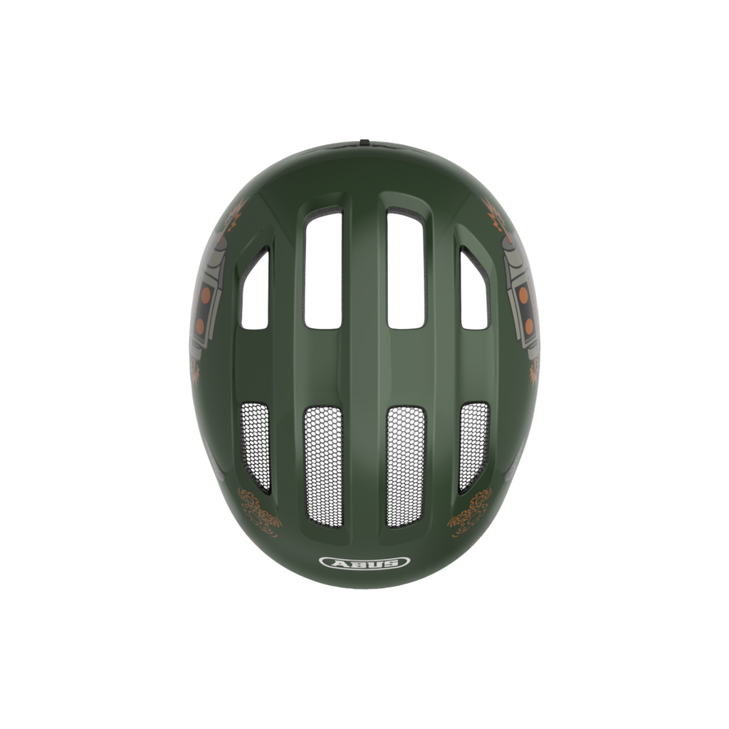 ABUS Smiley 3.0 Kids Helmet - Green Robo