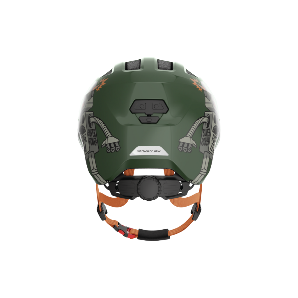 ABUS Smiley 3.0 Kids Helmet - Green Robo