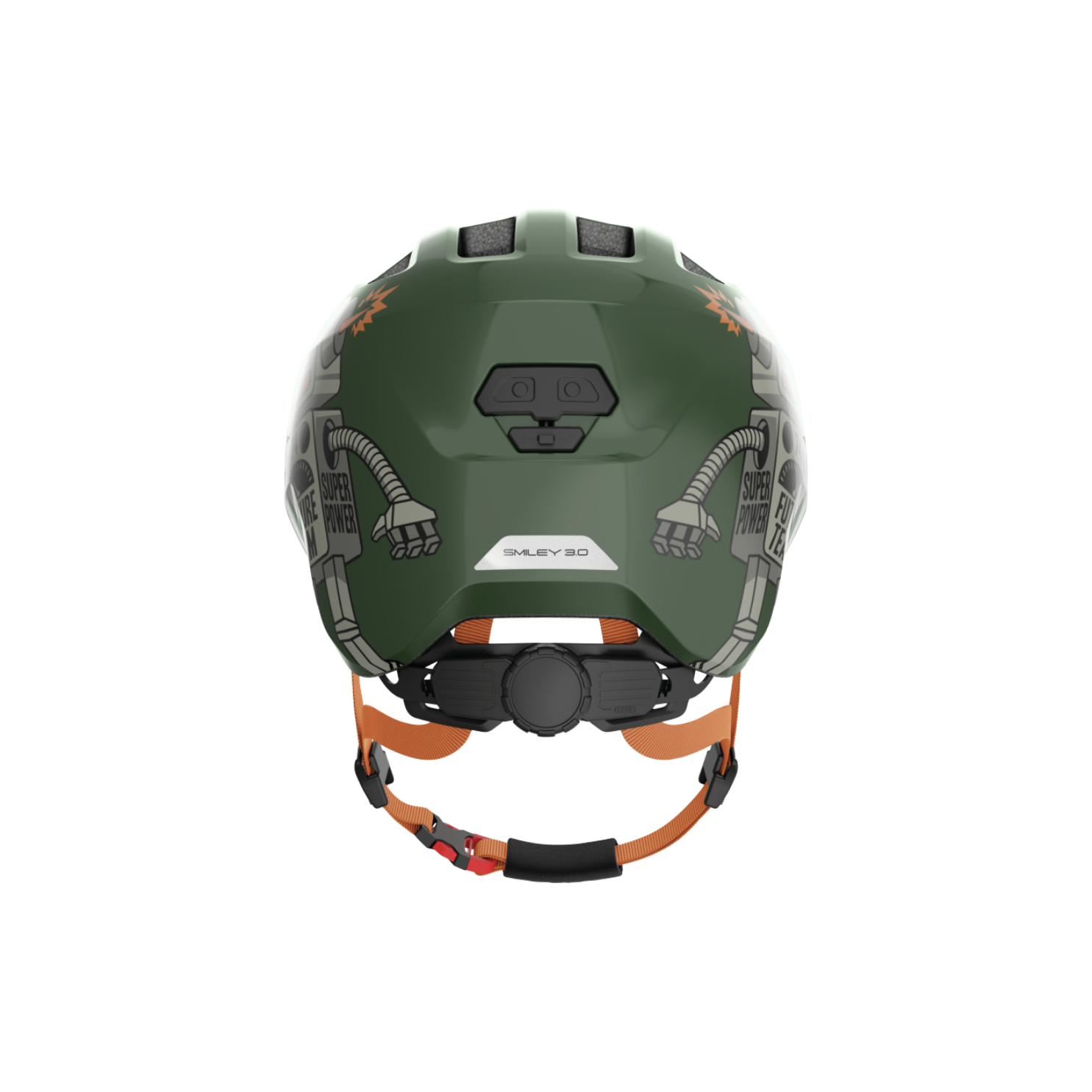 ABUS Smiley 3.0 Kids Helmet - Green Robo