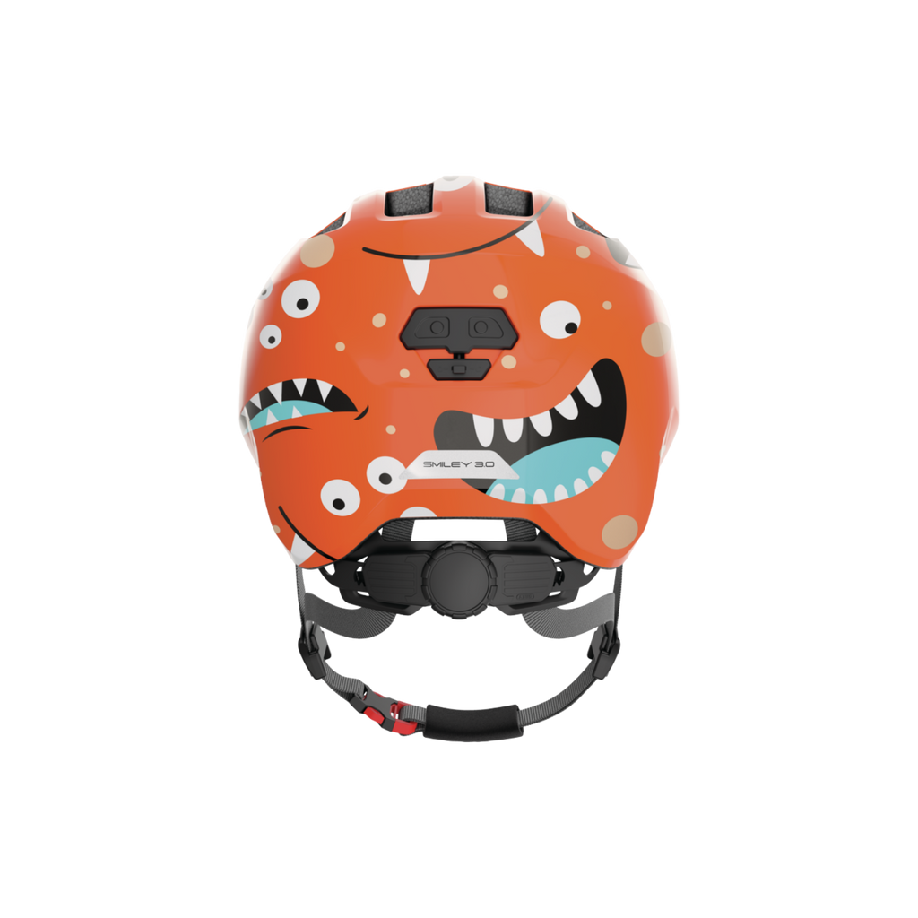 ABUS Smiley 3.0 Kids Helmet - Orange Monster