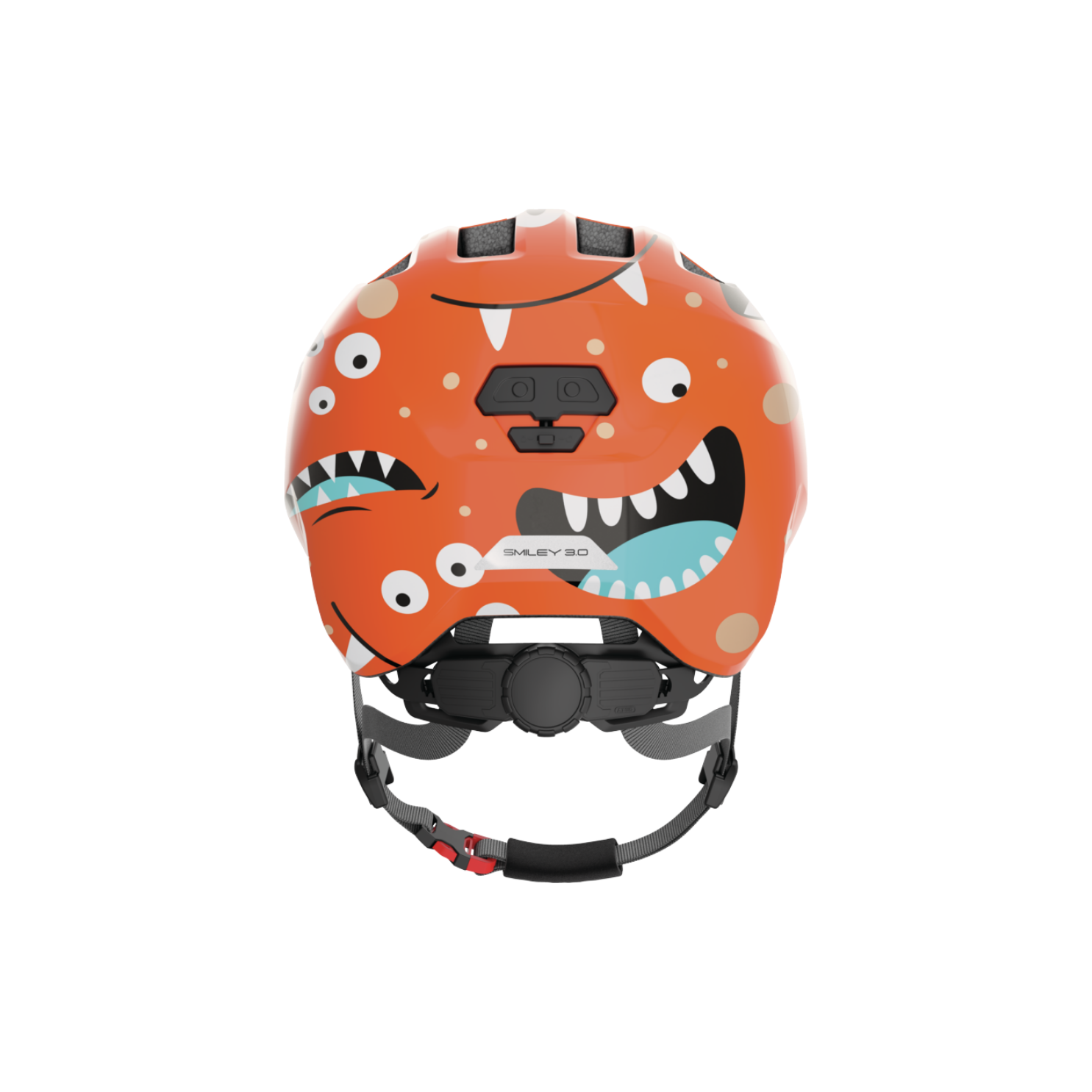 ABUS Smiley 3.0 Kids Helmet - Orange Monster